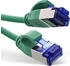 InLine Patchkabel Slim Cat.6A S/FTP TPE (LSZH) flexibel PoE grün 15m (74915G)