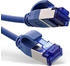 InLine Patchkabel Slim Cat.6A S/FTP TPE (LSZH) flexibel PoE blau 25m (74925B)