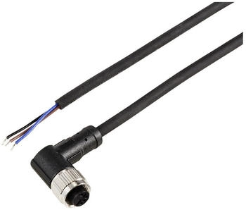 TRU Components TC-12833124 Sensor-/Aktor-Anschlussleitung M12 Kupplung gewinkelt 2m Sensoren: 3 1St.