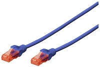 Digitus DK-1612-050/B RJ45 Netzwerkkabel, Patchkabel CAT 6 U/UTP 5.00 m Blau