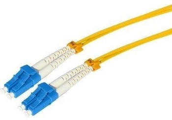 TecLine LWL Patchkabel HD 9/125 µm Singlemode OS2-Faser LC Duplex gelb 15,0m (799LL15)