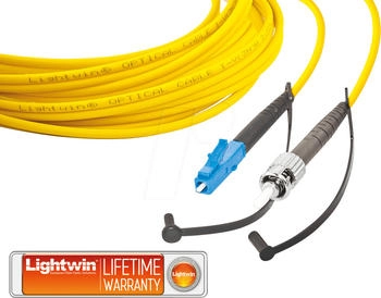 Lightwin High Quality Simplex LWL Patchkabel SM LC ST LWL Patchkabel (LSP-09 LC-ST 1.0)