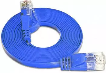 SLIM U6 15 BL Cat.6 -Patchkabel U/UTP 15m blau (PKW- -KAT6 15.0 BL)