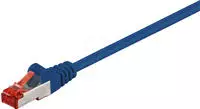 goobay 95472, goobay CAT 6 Netzwerkkabel, S/FTP, blau - L&auml;nge: 1,0 m