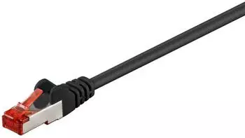 Wentronic CAT 6 Patchkabel S/FTP (PiMF) Schwarz 1m CCA (95478)