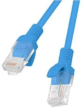 Lanberg PATCHCORD CAT.6 UTP 0.5M BLAU FLUKE ZERTIFIKAT Kabel Netzwerk (PCU6-10CC-0050-B)