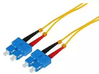 TecLine LWL Patchkabel HD 9/125 µm Singlemode OS2-Faser SC Duplex gelb 15,0m (799SS15)