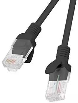 Lanberg PCU5-10CC-0050-BK 0,5 m Cat5e U/UTP (UTP) Schwarz (PCU5-10CC-0050-BK)