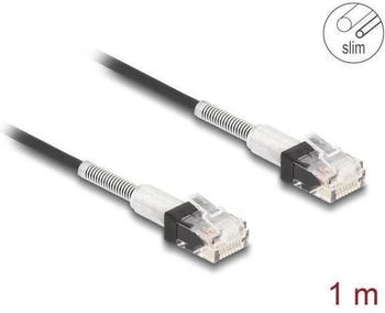 DeLock 80389 Schwarz 1 m Cat6a U/UTP (UTP) (80389)
