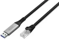 network cable - 5 m - black - Schwarz