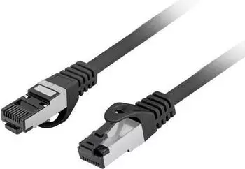 Lanberg Patchkabel CAT.8.1 S/FTP LSZH CU 0,25m Fluke Zert.sw Kabel Netzwerk (PCF8-10CU-0025-BK)