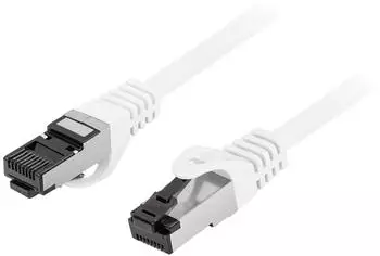 Lanberg Patchkabel CAT.8.1 S/FTP LSZH CU Fluke Zert. wß Kabel Netzwerk (PCF8-10CU-0150-W)
