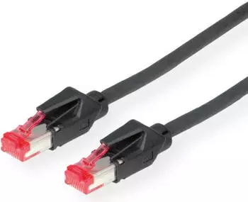 Draka S/FTP Patchk. Kat.6 H 7m schwarz UC900 SS27 LS0H Hirose SFTP 7 m