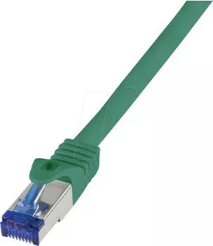 LogiLink Patchkabel Ultraflex Kat.6A S/FTP 2,0m grün mitCat.7 Rohkabel (S/FTP CAT6a 2m)