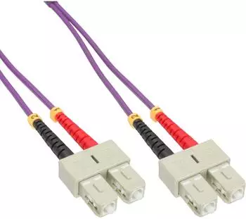 InLine LWL Duplex Kabel SC/SC 50/125um OM4 25m (CAT6 25m)