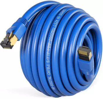 HB-Digital Patchkabel CAT 8.1 RJ45 S/FTP LSZH 15m blau