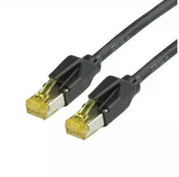 Draka Patchkabel Kat.6A (Class EA) S/FTP UC900 TM31 LSOH schwarz 1 m