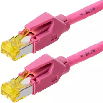 Draka S/FTP PiMF CAT 6a ISO IEC magenta 3m Für 10 Gigabit/s mit UC900 Kabel (SFTP PiMF CAT6a 3m)