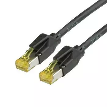 Draka Cat.6a 2m 2m Cat6a S/FTP (S-STP) - RJ-45 RJ-45 Schwarz