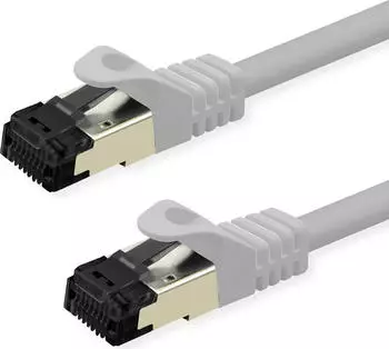 Value S/FTP Patchkabel Kat.8.1 LSOH Litze weiss Netzwerk CAT 8 (21.99.1871)