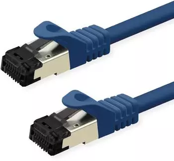 Value S/FTP Patchkabel Kat.8.1 LSOH Litze blau Netzwerk CAT 8 (21.99.1852)