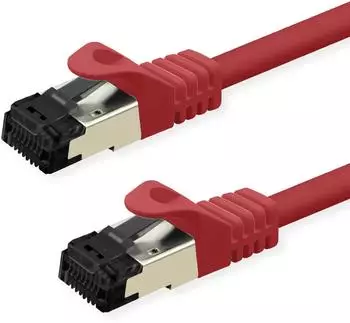 Value S/FTP Patchkabel Kat.8.1 LSOH Litze rot Netzwerk CAT 8 (21.99.1812)