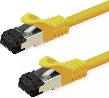 Value S/FTP Patchkabel Kat.8.1 LSOH Litze gelb Netzwerk CAT 8 (21.99.1821)