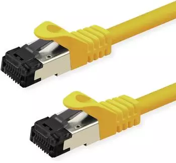 Value S/FTP Patchkabel Kat.8.1 LSOH Litze gelb Netzwerk CAT 8 (21.99.1823)