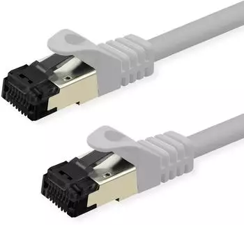 Value S/FTP Patchkabel Kat.8.1 LSOH Litze weiss Netzwerk CAT 8 (21.99.1873)