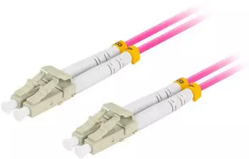 Lanberg Fiber Patchk. MM LC/UPC-LC/UPC DUPLEX 5m OM4 50/125 Multimode-Faser 5 m (FO-LULU-MD41-0050-VT)