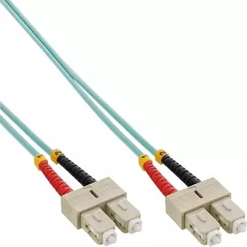 InLine LWL Duplex Kabel SC/SC 50/125µm OM3 30m Kabel Patchkabel LWL