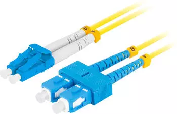 Lanberg Fiber Patchk. SM SC/UPC-LC/UPC DUPLEX 2m G657A1 Multimode-Faser 2 m (FO-SULU-SD11-0020-YE)
