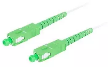 Lanberg Fiber Patchk. SM SC/APC-SC/APC SIMPLEX 10m G657B3 Multimode-Faser 10 m (FO-SASA-SS31-0100-WH)