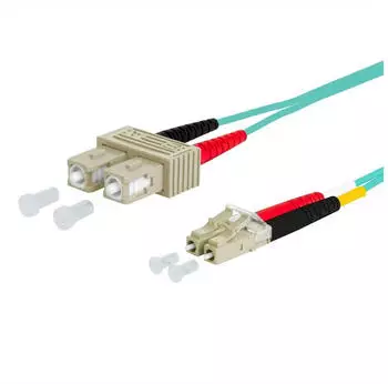 Metz Connect 2 m OM3 2x SC 2x LC 50 µm Aqua (151J1EOJO20E)