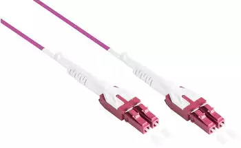 Good Connections Patchkabel LWL Duplex OM4 (Multimode 50/125) LC/LC UNIBOOT LSZH 0,5m (LW-U8005LC4)