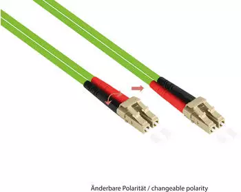 Good Connections LW-801LC5 Glasfaserkabel 1 m LSZH OM5 LC Grün (LW-801LC5)
