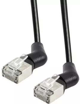 Maxtrack TI53-5L RJ45 Patchkabel 10 Gbit/s CAT 6a U/FTP Schwarz (TI53-5L)