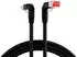 EFB-Elektronik RJ45 Patchkabel Cat.6A S/FTP LSZH Draka UC900 TM21 2x90° schwarz 10m (K4137SW.10)