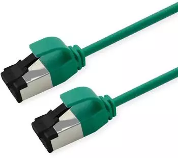 Roline U/FTP Patchkabel Kat.8.1 LSOH slim gruen 0.3m (21.15.3241)