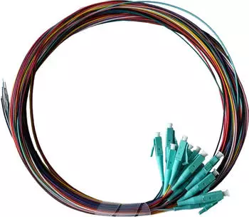Lanview Pigtail LC/UPC 50/125 OM3 2meters PVC Grade C (LVO-PIG-LCUPC-12CORE-OM3-2M)