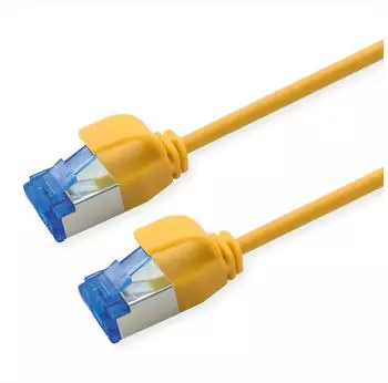 Roline Patchkabel Cat.6A (Class EA) S/FTP (PiMF) LSOH PoE gelb 5 m (21.15.4325)