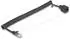 DeLock RJ45 Spiralkabel Stecker zu Buchse Cat.5e UTP 0.5m bis 1 schwarz (90668)