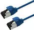 Roline S/FTP Patchkabel Kat.8.1 Slim PoE blau 0,5m (21.15.3440)