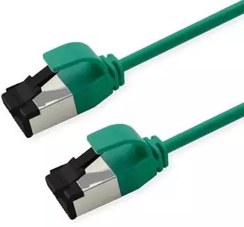 Roline S/FTP Patchkabel Kat.8.1 Slim PoE gruen 0,5m (21.15.3430)