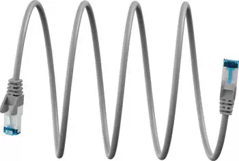 Wentronic Ultraflexibles CAT 6A Patchkabel S/FTP (PiMF) grau (79263)