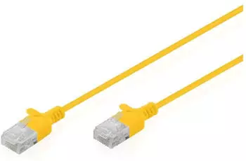 Digitus CAT 6 U-UTP Slim Patchkabel 1,5 m Gelb (CAT6 1.50 m) (DK-1618-015S-Y)