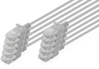 Digitus CAT 6 U-UTP Slim Patchkabel 1,5 m Grau 10 St&uuml;ck (CAT6 1.50 m) (DK-1618-015S-10)