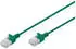 Digitus CAT 6 U-UTP Slim Patchkabel 0,5 m Grün (CAT6 0.50 m) (DK-1618-005S-G)