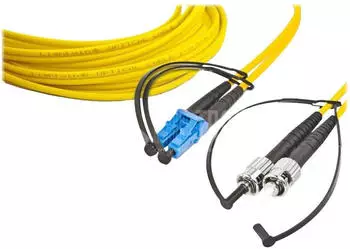 Lightwin LDP-09 SC-ST 1.0 Glasfaserkabel 1m LSOH OS2 2x SC 2x ST Gelb (LDP-09 SC-ST 1.0)
