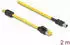 DeLock Kabel RJ45 Stecker Cat.6 zu Mini I/O 8 Pin D-Form Typ 2 2m (81251)
